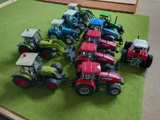 Diverse Siku traktorer 