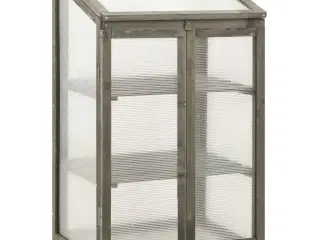 Drivhus 60x45x100 cm fyrretræ