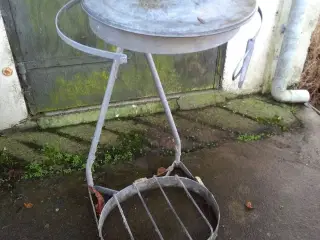 Galvaniseret skralde spande stativ
