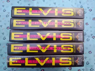 VHS Elvis 5 film + 1 DVD