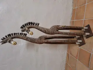 Træfigurer, zebra 82/102 cm