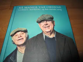 Så mange var ordene, LARSEN, RIFBJERG.