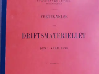 DSB materielfortegnelse med tegninger
