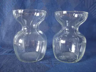 Fine Holmegaard Glasværk 2 stk. hyacintglas