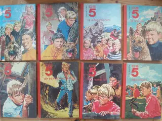 De 5 hardback bøger