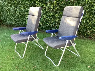Campingstole position og hynder