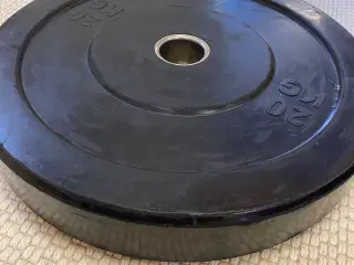2x 20 kg bumper plates 