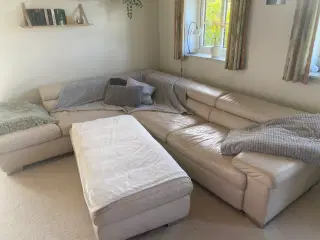 Læder Sofa sælges