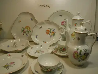 B&G Saksisk Blomst kaffestel til pris pr del fra 