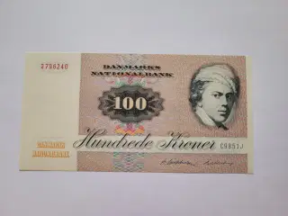 Danmark, 100 kr. seddel, 1972-serien. 2796240 - C
