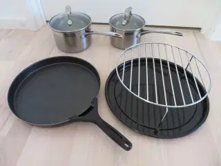 Kasseroller Scanpan, pizzapande til mikroovn m.m