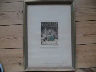 Marcel Jacque 1906-81. Håndkolor ætsning