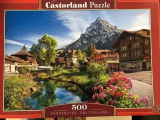 10 stk forskellige puslespil