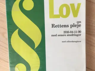 Lov om Rettens pleje