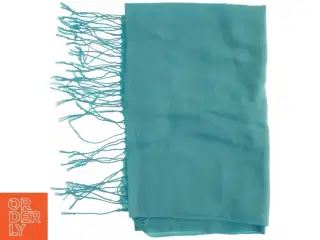 Turkis sjal med frynser fra Pashmina (str. 70x180 cm)