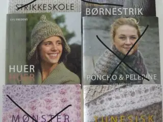 Sys Fredens strikke/hækle bøger