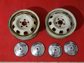 Volvo 142,144,145,164 de luxe stålfælge,navkapsler