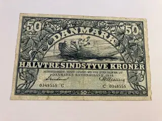 50 Kroner 1938 Danmark