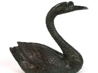 Svane figuer i bronze.