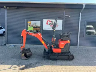 Kubota U10-3 Joystik og 2 skovle