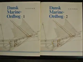 dansk marine-ordbog 1-2, af d. h. funch, emne: ski