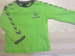 Str. 80, grøn HUMMEL bluse