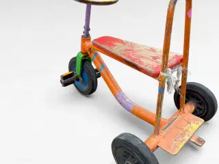 Retro børnehave trehjulet legepladscykel