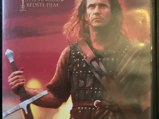 Braveheart, DVD, drama med Mel Gibson
