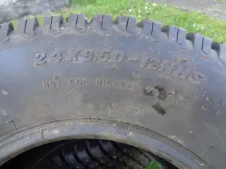 Dæk til plænetraktor 