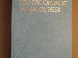 teknisk ordbog dansk-russisk, red. af vladimir mak
