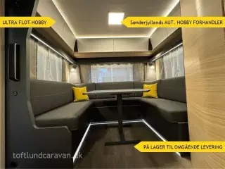 2024 - Hobby Maxia 585 UL   TOP MODEL, fantastisk flot vogn m/enkeltsenge. NU PÅ LAGER TIL OMGÅENDE LEVERING !