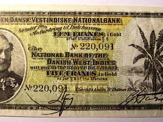 Dansk Vestindien sedler