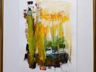 4 malerier af Lena Olsen