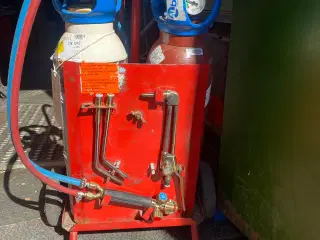 gas og ilt sæt skærebrænder 