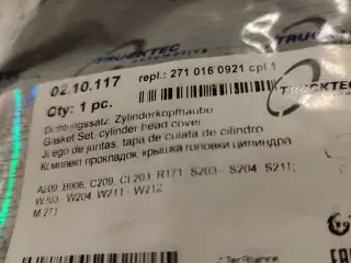 Ventil dæksel pakning 