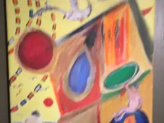 Abstrakt Akryl maleri 