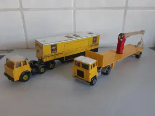 2 lastbiler Siku og Matchbox.