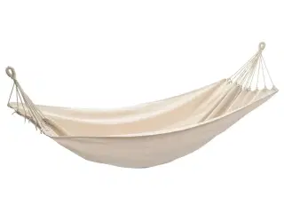 Hængekøje 260x150 cm cremefarvet