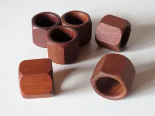Teak servietringe