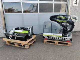 GreenTec Scorpion 330-4 S OVERGEMT TILBUD - MED SLAGLEKLIPPER