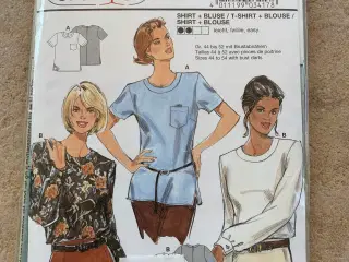 Burda mønster 3417 bluse/T-shirt str. 34-52
