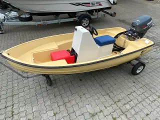 KMV WHIT Jolle med 15 hk Yamaha