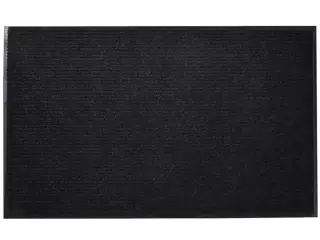 Dørmåtte 90 x 150 cm PVC sort