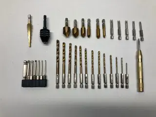 Bor Bits, 1/4 tomme 6.35mm