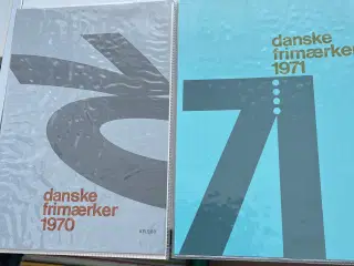 Danske frimærker årsmapper 70-85