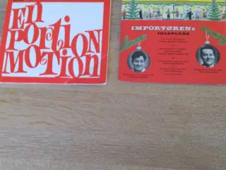 singlepl. En portion motion-Importørens juleplade