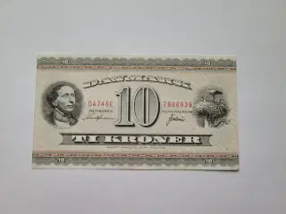 Danmark, 10 kr. seddel - 1952-serien
