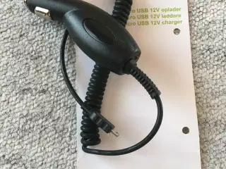 Micro usb bil lader