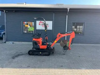 Kubota U10-3 Kipbar planerskovl og 1 graveskovl