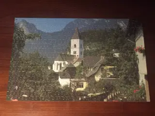 Bjerglandsby, Salzkammergut, puslespil 500 brikker